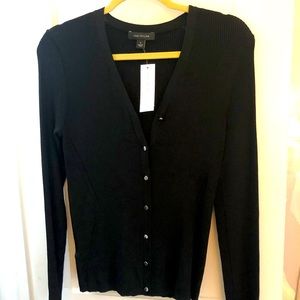 Ann Taylor button down ribbed blouse NEW